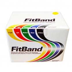Banda elástica de resistencia progresiva amarilla X-Light FITBAND