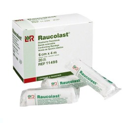 VENDA ELÁSTICA DE FIJACIÓN RAUCOLAST 6cm x 2-4mt.