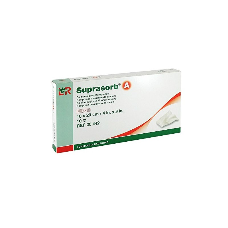 SUPRASORB A COMPRESA ALGINATO DE CALCIO 10 x 20cm