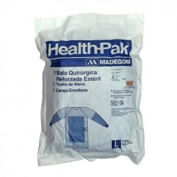 BATA QUIRÚRGICA REFORZADA ESTÉRIL HEALTH PAK