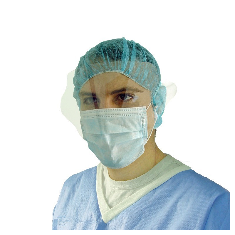 MASCARILLA QUIRÚRGICA CON VISOR (50 uds.)