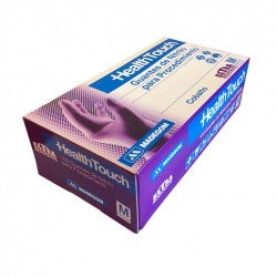 Guante de nitrilo cobalto Health Touch | Comercial Hevea