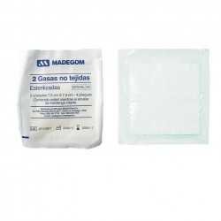 GASA NO TEJIDA ESTÉRIL 7.5cmx7.5cm.