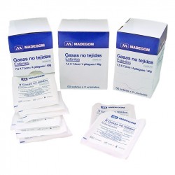 GASA NO TEJIDA ESTÉRIL 7.5cmx7.5cm.