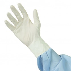 GUANTE EXAMEN DE LÁTEX HEALTH TOUCH ESTÉRIL LARGO