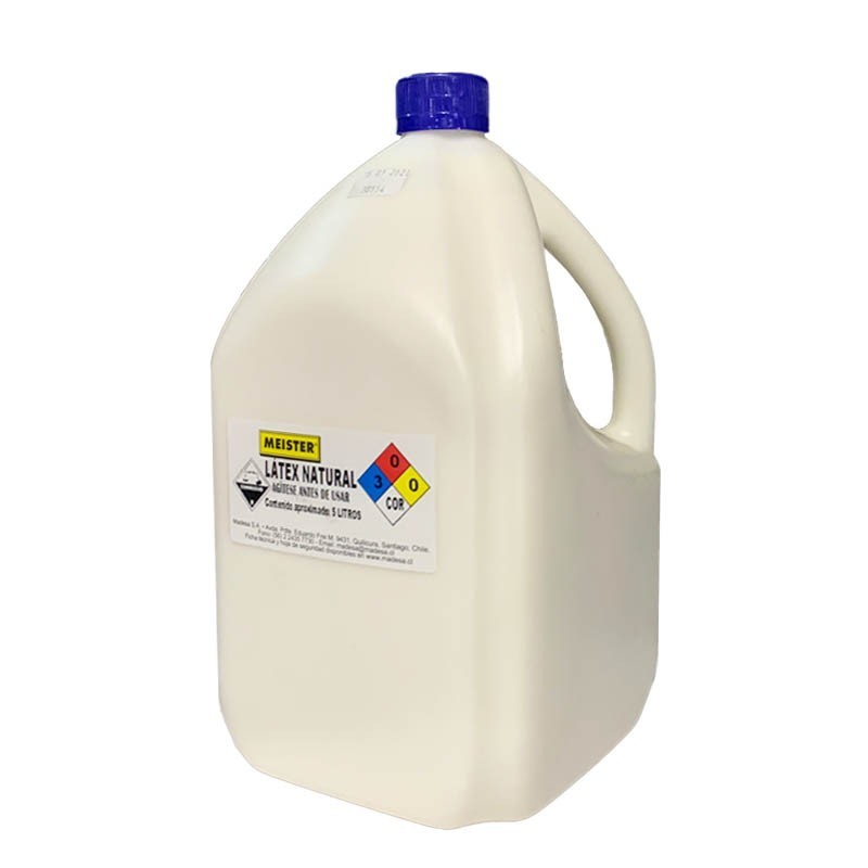 Látex natural líquido MEISTER bidón 5 litros | Comercial Hevea