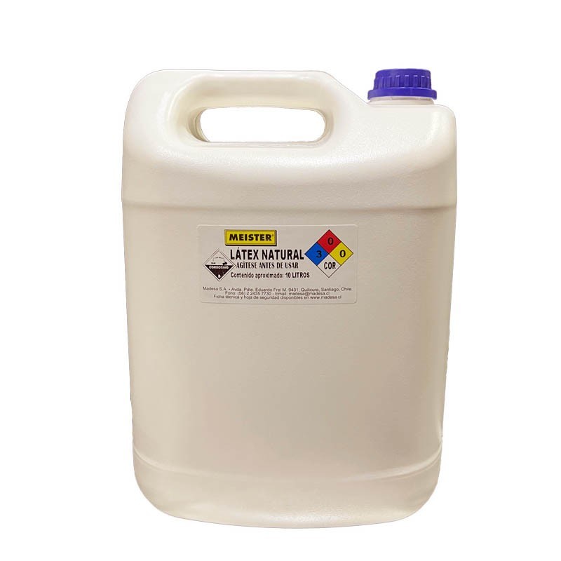 Látex natural líquido MEISTER bidón 10 litros | Comercial Hevea