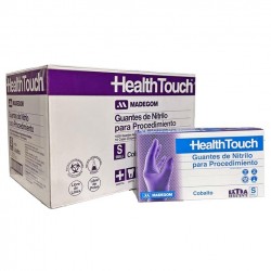 GUANTE NITRILO HEALTH TOUCH COBALTO (CAJA MASTER) | Comercial Hevea