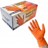 Guante nitrilo texturizado naranja