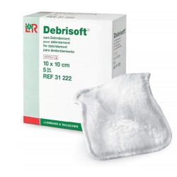 DEBRISOFT APÓSITO DESBRIDANTE 10x10CM (CJ x 5 UDS) & Comercial Hevea
